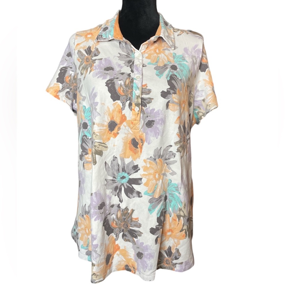 Intro. ❤️ Floral Collared Shirt